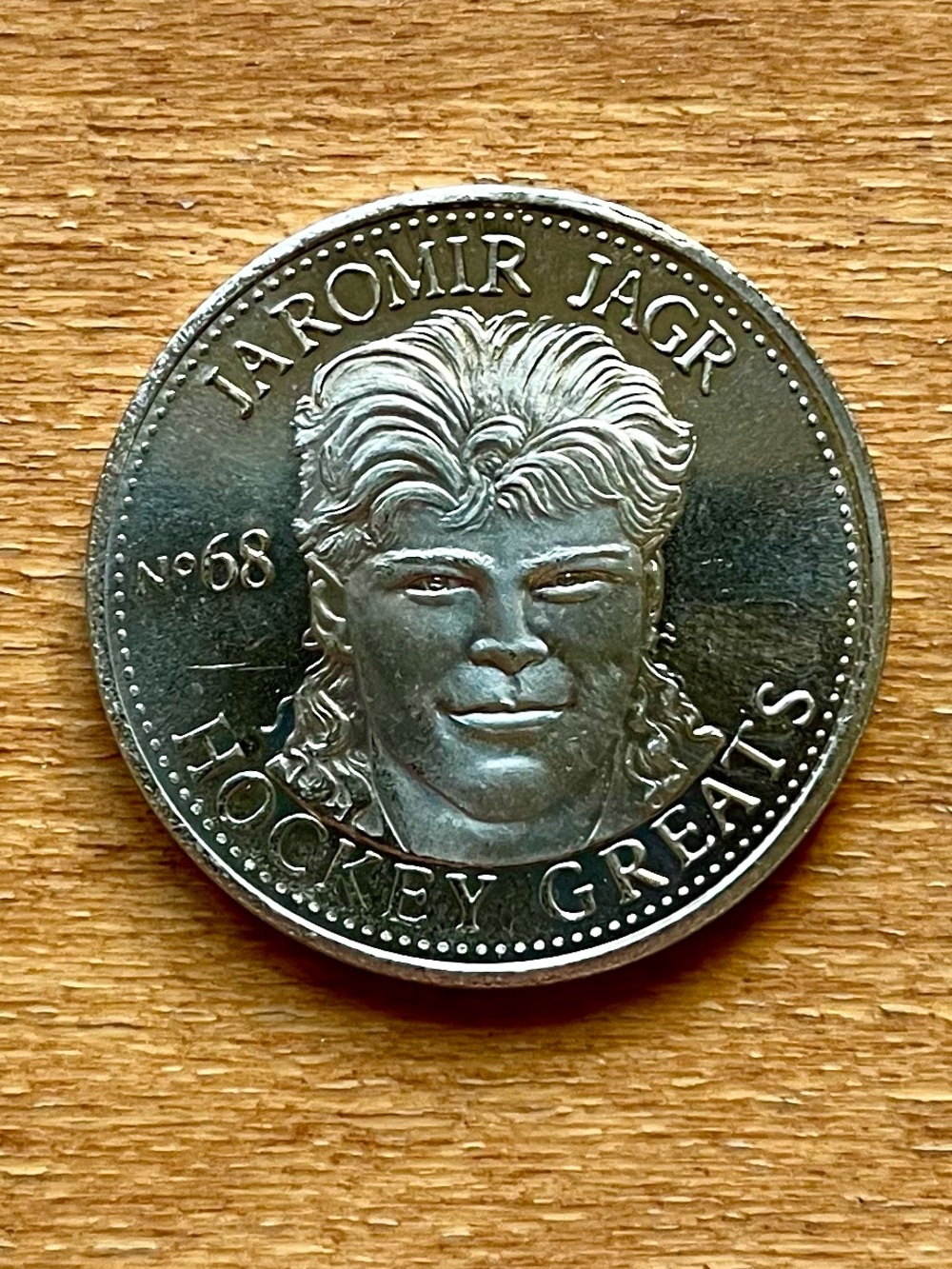 1996-97 Hockey Greats Jaromir Jagr Coin